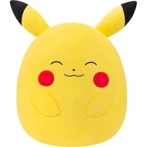 imageSquishmallows Original 20in Happy Pikachu Pokmon Plush  Ultrasoft Official Jazwares Plush JumboPikachu