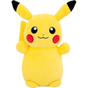imageSquishmallows Original Pokmon 10in Pikachu HugMees  Ultrasoft Official Jazwares Plush MediumSizedPikachu