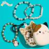 imageSquishmallows Original Cam The Cat Bracelet Kit Makes 3 Accessories Fun Beads and Charms Bonus Keychain Friendship Jewelry Making Set Gifts for Girls Craft Kits Arts and Crafts for Kids