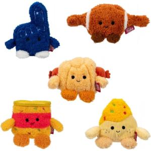 imageBumBumz 45inch FundayBumz Plush 5Pack  Tortilla Chip Jar of Nacho Cheese Pig in A Blanket Fan Finger and Football  from The Makers of Original SquishmallowsFundaybumz