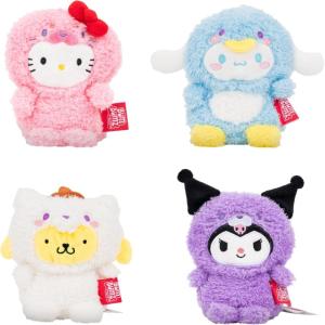 imageBumBumz 45inch Hello Kitty and Friends IceFriendBumz Plush 4Pack  Collectible Amazon Exclusive Toys  from The Makers of Original SquishmallowsMulticolor