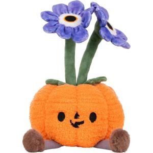 imageRuss Greenhouse 12Inch Pumpkin Flower Plush  Ultrasoft Official Jazwares Plush  Ages 3Pumpkin Flower