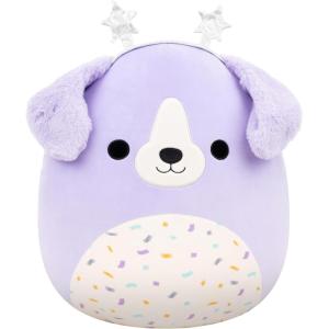imageSquishmallows Original 14in Deontay The Purple Retriever with Birthday Confetti Belly and Star Headband  Official Jazwares Plush LargePurple Retriever