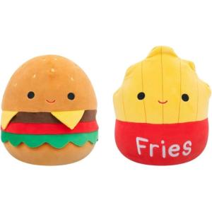 imageSquishmallows Original 8in Capybara and Jam FlipAMallows  Official Jazwares Flippable Plush LittleCheeseburger  French Fries