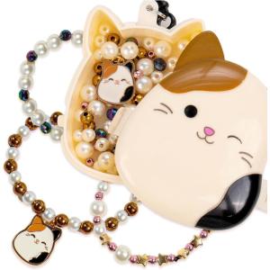 imageSquishmallows Original Cam The Cat Bracelet Kit Makes 3 Accessories Fun Beads and Charms Bonus Keychain Friendship Jewelry Making Set Gifts for Girls Craft Kits Arts and Crafts for Kids