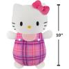 imageSquishmallows SQMK Style Number  SQSN01254Plaid Hello Kitty