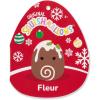 imageSquishmallows Original 8in Fleur The Yule Log with Holly  Official Jazwares Holiday Plush Little