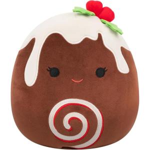 imageSquishmallows Original 8in Fleur The Yule Log with Holly  Official Jazwares Holiday Plush Little