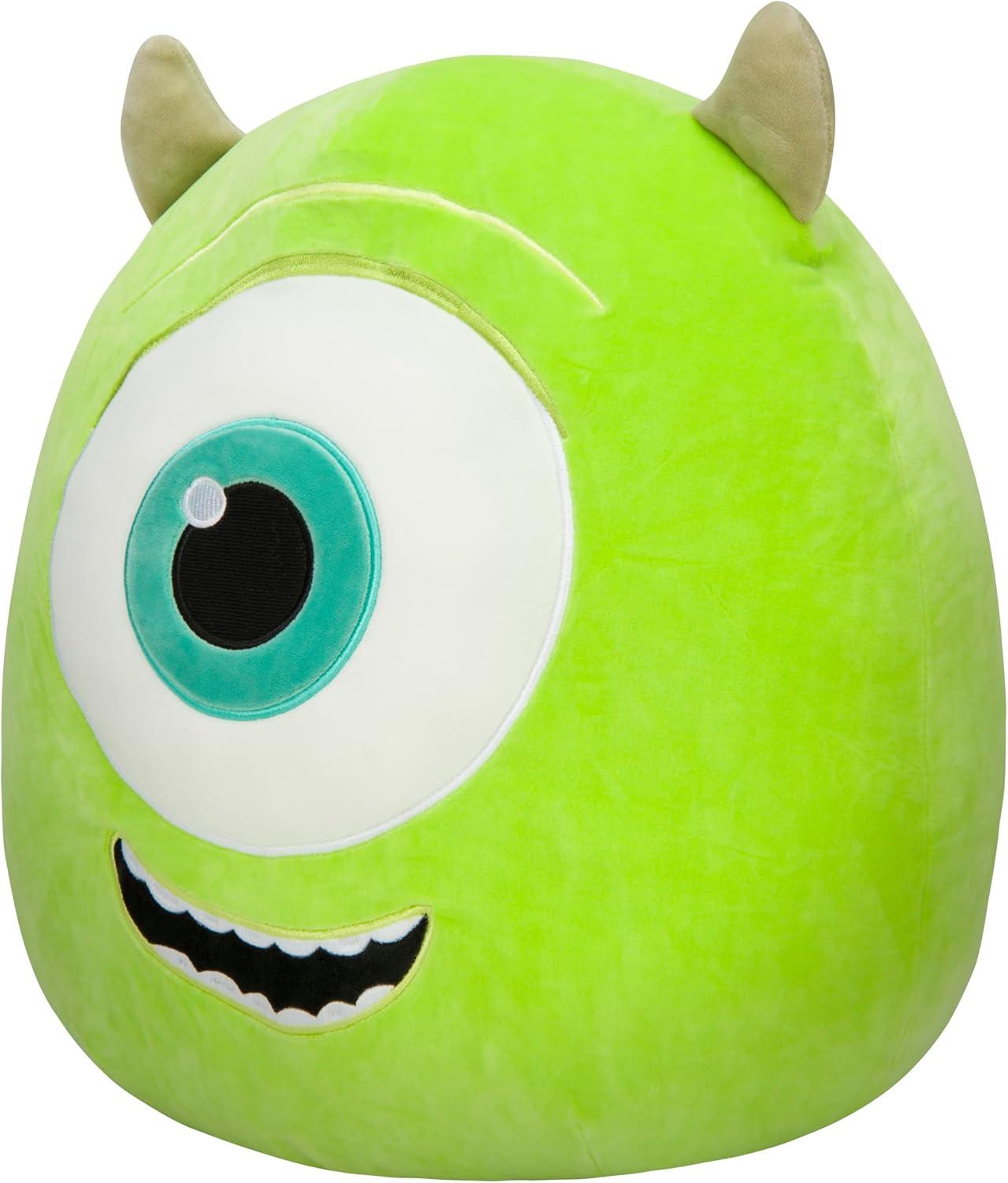 imageSquishmallows Official Kellytoy Plush 14quot Mike Wazowski  Disney Pixar Ultrasoft Stuffed Animal Plush ToyMike Wazowski