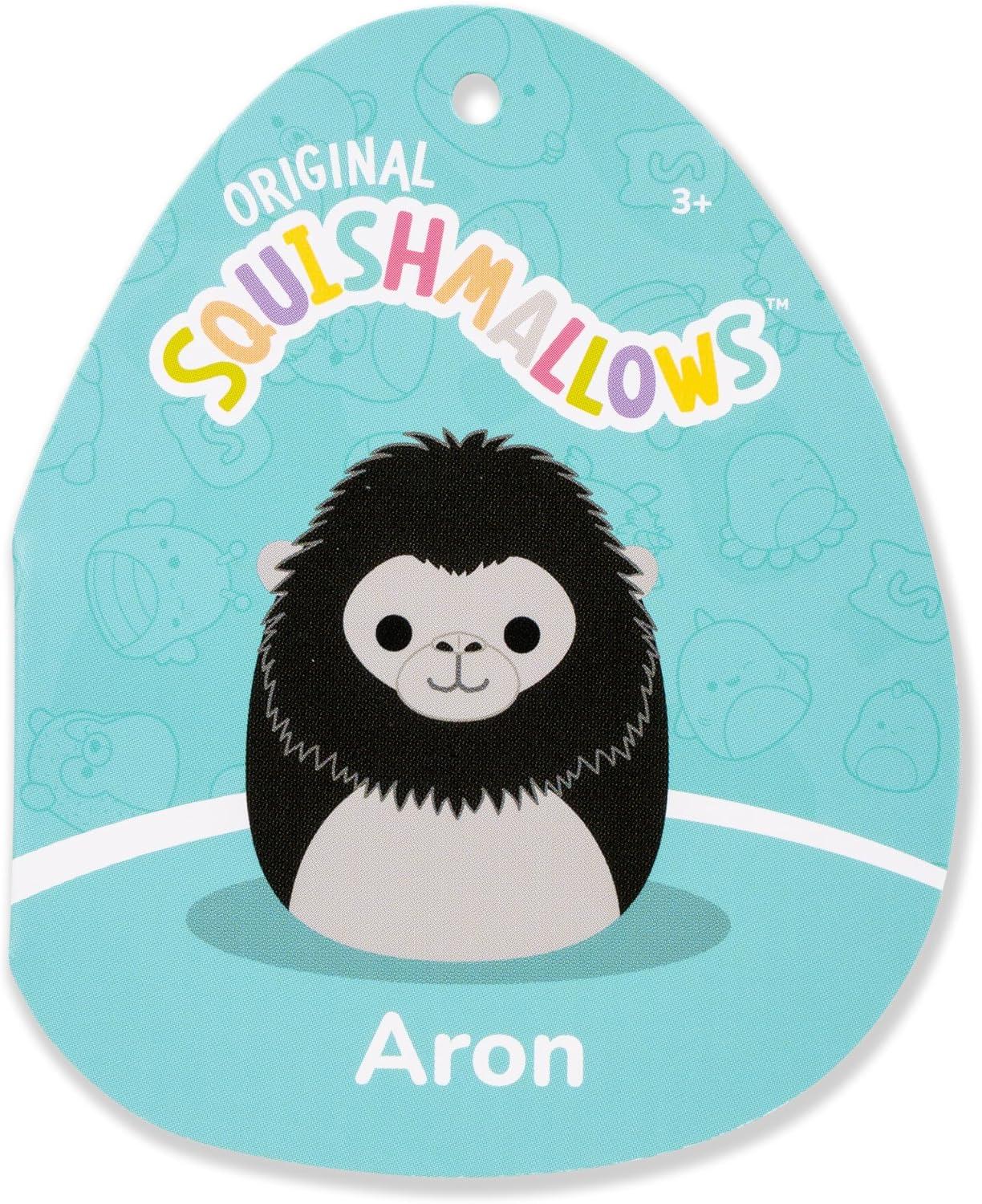 imageSquishmallows Original 14in Binoche The Purple Fawn with Plaid Antlers and Bow  Official Jazwares Plush LargeBlack Gorilla