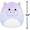 imageSquishmallows Original 14in Binoche The Purple Fawn with Plaid Antlers and Bow  Official Jazwares Plush LargePurple Hippo