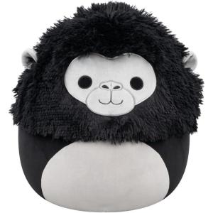 imageSquishmallows Original 14in Binoche The Purple Fawn with Plaid Antlers and Bow  Official Jazwares Plush LargeBlack Gorilla