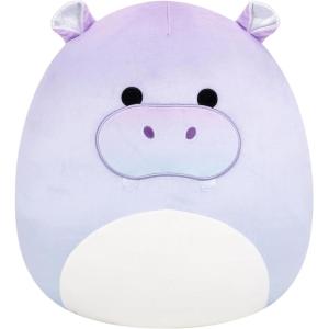 imageSquishmallows Original 14in Binoche The Purple Fawn with Plaid Antlers and Bow  Official Jazwares Plush LargePurple Hippo