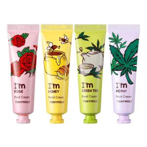 imageTONYMOLY x Squishmallows Holiday Hand Cream SetRose  Honey  Green Tea  Hemp