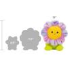 imageBumBumz 12inch Plush  Flower Jess Collectible Stuffed Toy  RetroBumz SeriesTiedye Flower
