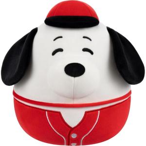 imageSquishmallows Original Peanuts 8in Baseball Snoopy  Official Jazwares Plush LittleBaseball Snoopy