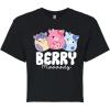 imageHybrid Apparel Squishmallows  Berry Moooody  Juniors Cropped Short Sleeve Graphic TShirtBlack