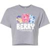 imageHybrid Apparel Squishmallows  Berry Moooody  Juniors Cropped Short Sleeve Graphic TShirtHeather Grey