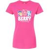 imageHybrid Apparel Squishmallows  Berry Moooody  Juniors Fitted Short Sleeve Graphic TShirtFuchsia