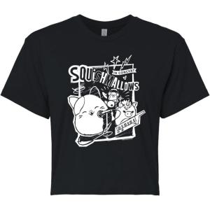 imageHybrid Apparel Squishmallows  Concert  Juniors Cropped Short Sleeve Graphic TShirtBlack