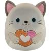 image:imageSquishmallows Original 12in Felton The Siamese Cat Holding Heart Churro  Official Jazwares Valentines Day Plush MediumSized