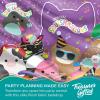 image:imageTreasures Gifted Officially Licensed Club Squishmallows Party Supplies  43ft Tall x 6ft Wide Backdrop  Squishmallows Birthday Decorations  Silky Fabric Birthday Banner Backdrop