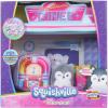 image:imageSquishville by Original Squishmallows Darling Diner Playset  Includes 2Inch Heidi The Husky Plush Jukebox French Fries and Diner Playscene  Toys for Kids