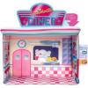 image:imageSquishville by Original Squishmallows Darling Diner Playset  Includes 2Inch Heidi The Husky Plush Jukebox French Fries and Diner Playscene  Toys for Kids