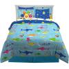 image:imageFranco Squishmallows Bedding Super Soft Comforter and Sheet Set with Sham 7 Piece Full SizeBaby Shark