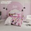 image:imageFranco Squishmallows Bedding Super Soft Comforter and Sheet Set with Sham 7 Piece Full SizeBarbie