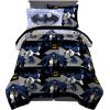 image:imageFranco Squishmallows Bedding Super Soft Comforter and Sheet Set with Sham 7 Piece Full SizeBatman