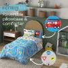 image:imageFranco Squishmallows Bedding Super Soft Comforter and Sheet Set with Sham 7 Piece Full SizeBlue