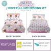 image:imageFranco Squishmallows Bedding Super Soft Comforter and Sheet Set with Sham 7 Piece Full SizeGabbys Dollhouse