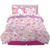 image:imageFranco Squishmallows Bedding Super Soft Comforter and Sheet Set with Sham 7 Piece Full SizeHello Kitty  Rainbow Garden