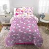 image:imageFranco Squishmallows Bedding Super Soft Comforter and Sheet Set with Sham 7 Piece Full SizeHello Kitty  Rainbow Garden