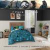image:imageFranco Squishmallows Bedding Super Soft Comforter and Sheet Set with Sham 7 Piece Full SizeJurassic World  Worldwide Dinos