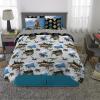 image:imageFranco Squishmallows Bedding Super Soft Comforter and Sheet Set with Sham 7 Piece Full SizeJurassic World