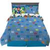 image:imageFranco Squishmallows Bedding Super Soft Comforter and Sheet Set with Sham 7 Piece Full SizeMario