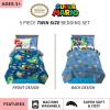 image:imageFranco Squishmallows Bedding Super Soft Comforter and Sheet Set with Sham 7 Piece Full SizeMario
