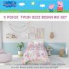 image:imageFranco Squishmallows Bedding Super Soft Comforter and Sheet Set with Sham 7 Piece Full SizePeppa Pig