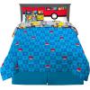 image:imageFranco Squishmallows Bedding Super Soft Comforter and Sheet Set with Sham 7 Piece Full SizePokemon