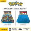 image:imageFranco Squishmallows Bedding Super Soft Comforter and Sheet Set with Sham 7 Piece Full SizePokemon