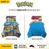 image:imageFranco Squishmallows Bedding Super Soft Comforter and Sheet Set with Sham 7 Piece Full SizePokemon