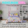 image:imageFranco Squishmallows Bedding Super Soft Comforter and Sheet Set with Sham 7 Piece Full SizePokemon Girl