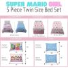 image:imageFranco Squishmallows Bedding Super Soft Comforter and Sheet Set with Sham 7 Piece Full SizeSuper Mario Girl