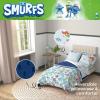 image:imageFranco Squishmallows Bedding Super Soft Comforter and Sheet Set with Sham 7 Piece Full SizeThe Smurfs  Blue Original