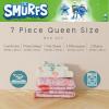 image:imageFranco Squishmallows Bedding Super Soft Comforter and Sheet Set with Sham 7 Piece Full SizeThe Smurfs  Smurfette