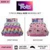 image:imageFranco Squishmallows Bedding Super Soft Comforter and Sheet Set with Sham 7 Piece Full SizeTrolls World Tour