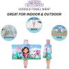 image:imageSquishmallows Kids BathPoolBeach Soft Cotton Terry Hooded Towel Wrap 24 in x 50 in By FrancoAssorted