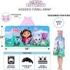image:imageSquishmallows Kids BathPoolBeach Soft Cotton Terry Hooded Towel Wrap 24 in x 50 in By FrancoAssorted